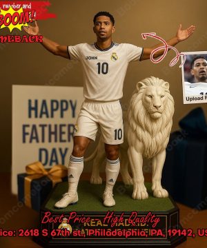 Personalized Real Madrid Fathers Forever Father Day Acrylic Plaque