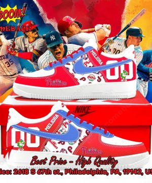Philadelphia Phillies Custom Name Air Force Shoes