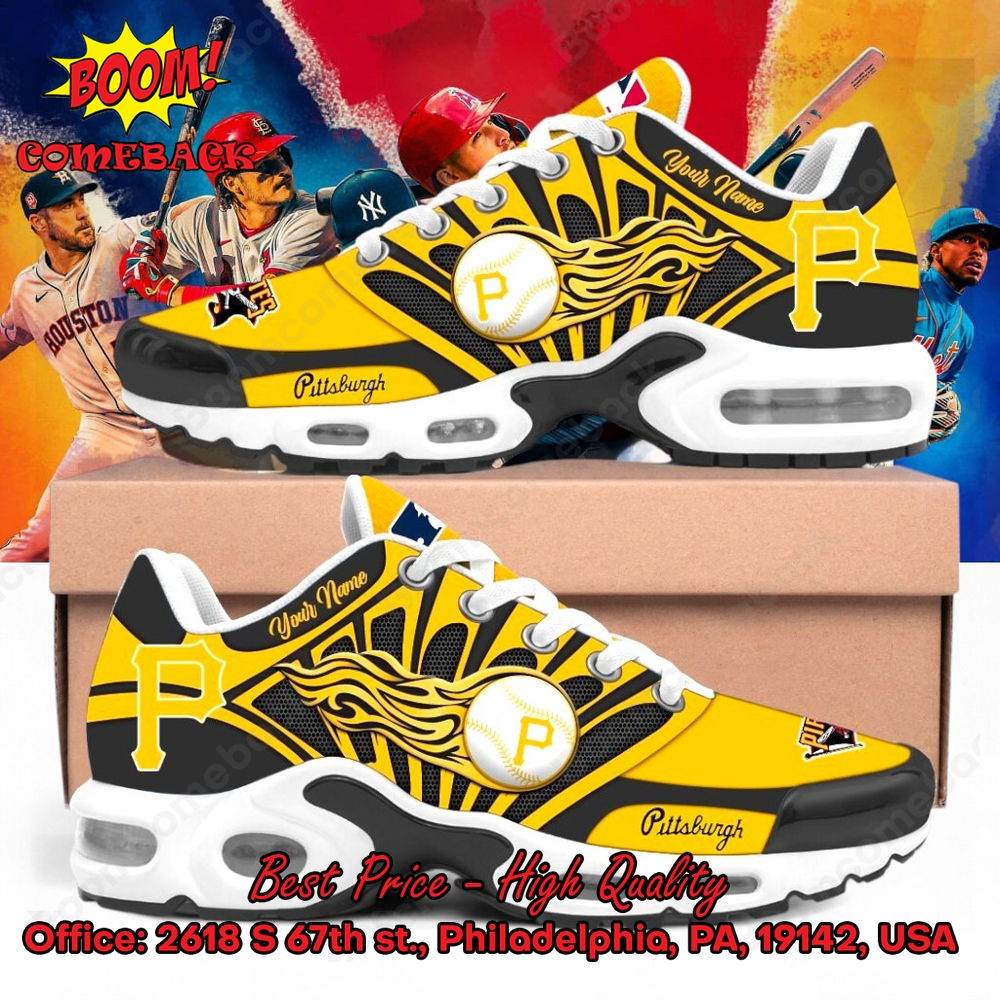 Pittsburgh Pirates Custom Name Air Max Plus Shoes Pittsburgh Pirates Custom Name Air Max Plus Shoes