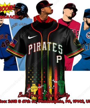 Pittsburgh Pirates Juneteenth Day Baseball Jersey