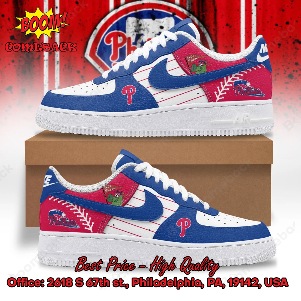 Premium MLB Philadelphia Phillies Air Force Shoes Premium MLB Philadelphia Phillies Air Force Shoes