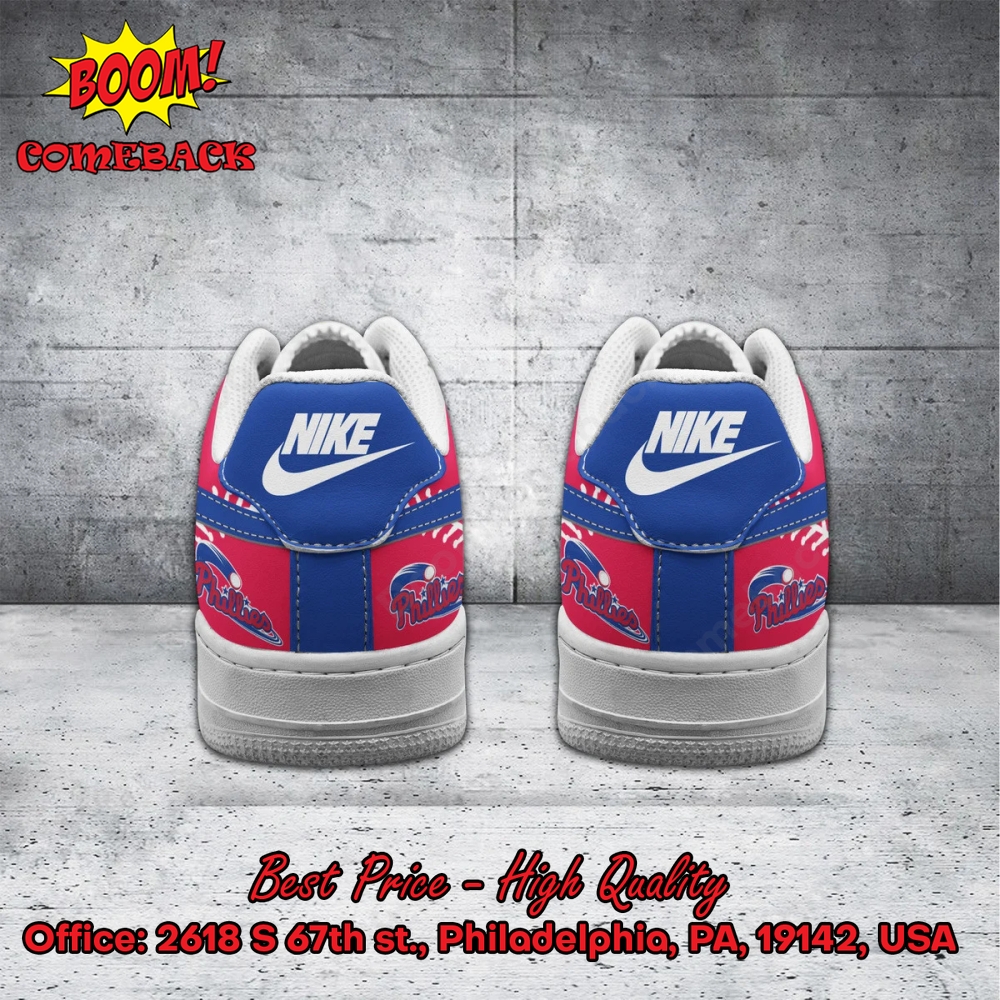 Premium MLB Philadelphia Phillies Air Force Shoes Premium MLB Philadelphia Phillies Air Force Shoes