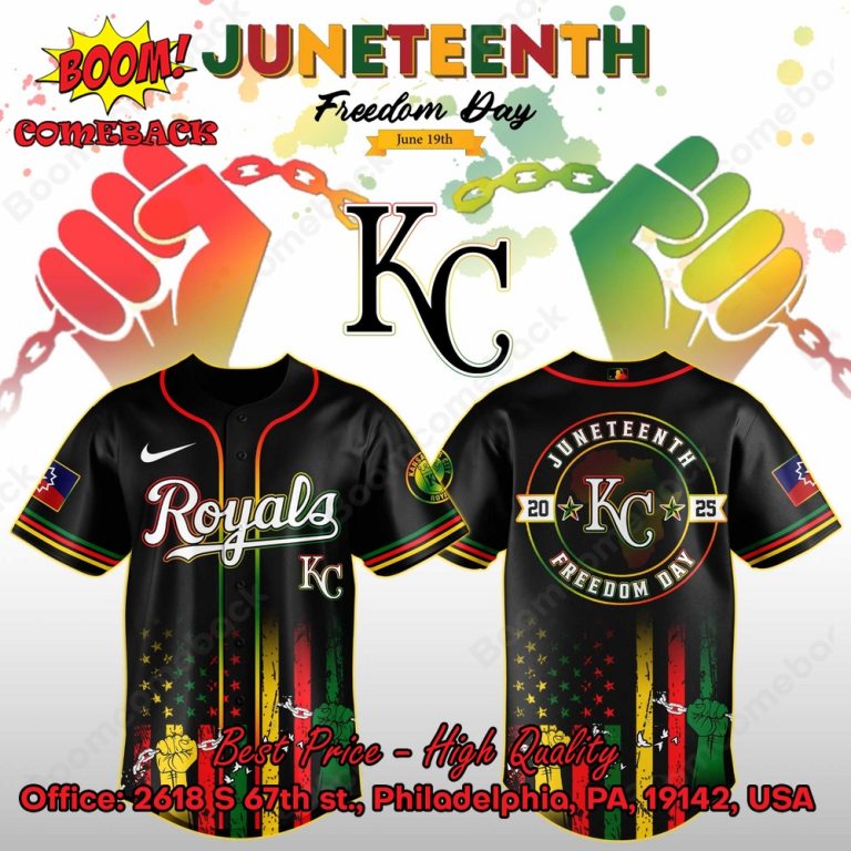 Kansas City Royals Juneteenth Day Baseball Jersey
