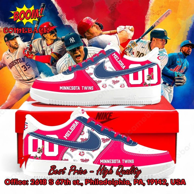 Minnesota Twins Custom Name Air Force Shoes
