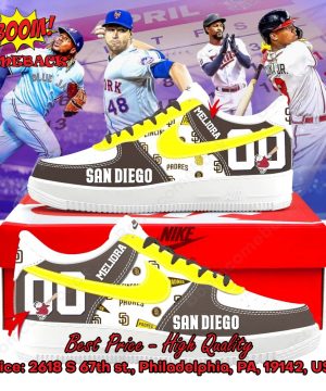 san diego padres custom name air force shoes 3 QpfEZ