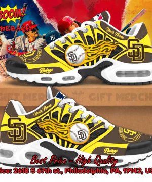 san diego padres custom name air max plus shoes 3 LZML8