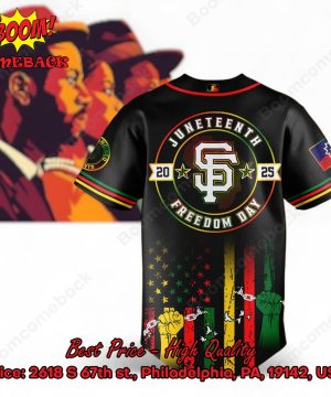 san francisco giants juneteenth day baseball jersey 3 D9wJQ