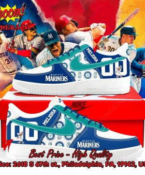seattle mariners custom name air force shoes 2 XFMrN