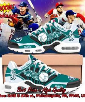 Seattle Mariners Custom Name Air Max Plus Shoes