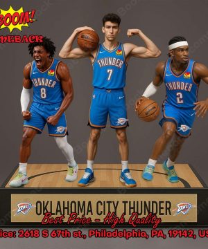 Shai Gilgeous Alexander Jalen Williams Chet Holmgren Thunder Acrylic Plaque