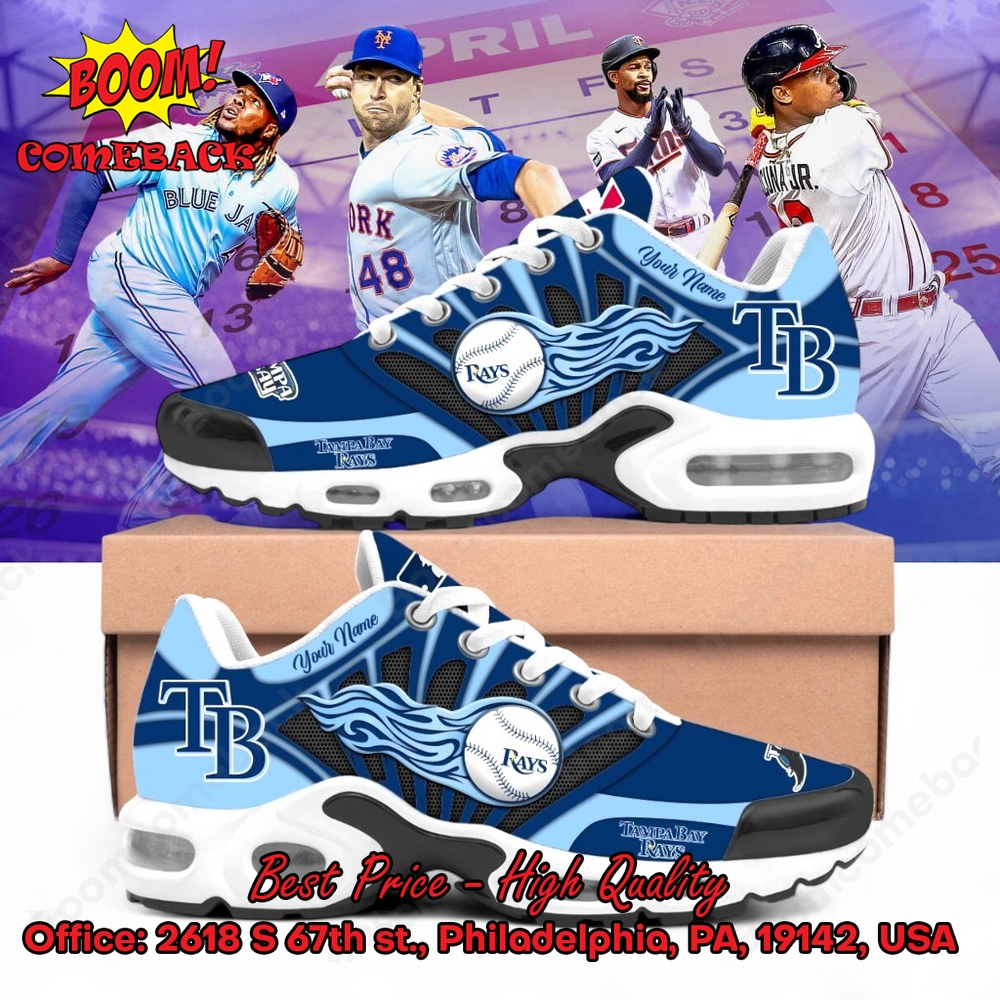 Tampa Bay Rays Custom Name Air Max Plus Shoes Tampa Bay Rays Custom Name Air Max Plus Shoes