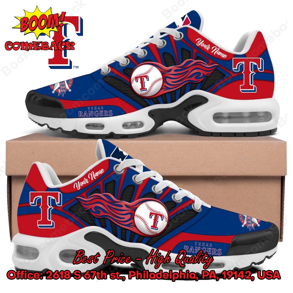 Texas Rangers Custom Name Air Max Plus Shoes Texas Rangers Custom Name Air Max Plus Shoes
