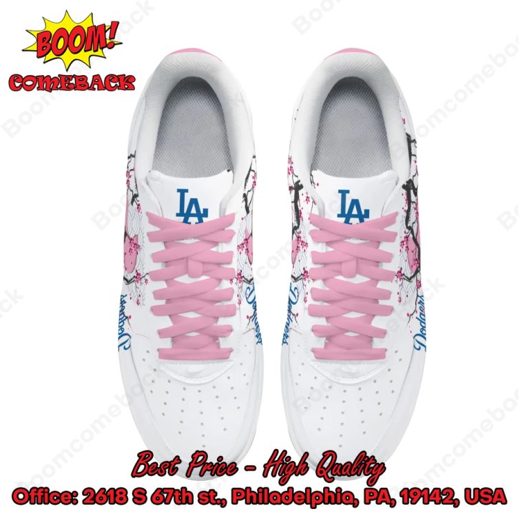 LA Dodgers Cherry Blossom Air Force Shoes