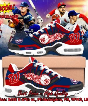 Washington Nationals Custom Name Air Max Plus Shoes