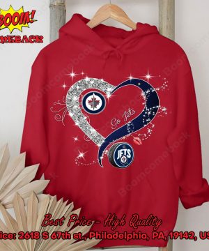 winnipeg jets glitter heart shirt 6 eXIFL