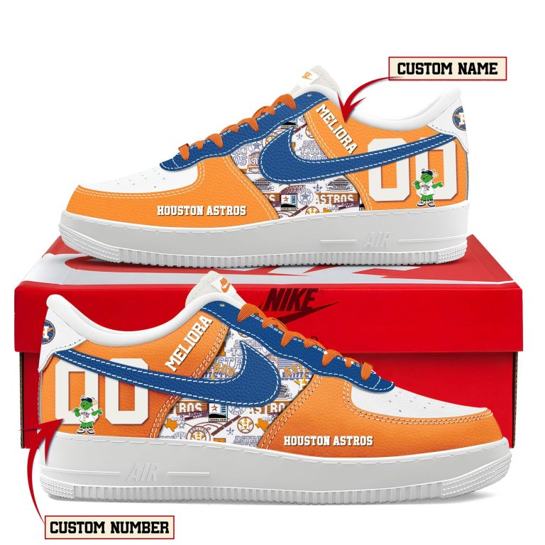 Houston Astros Personalized Air Force Shoes