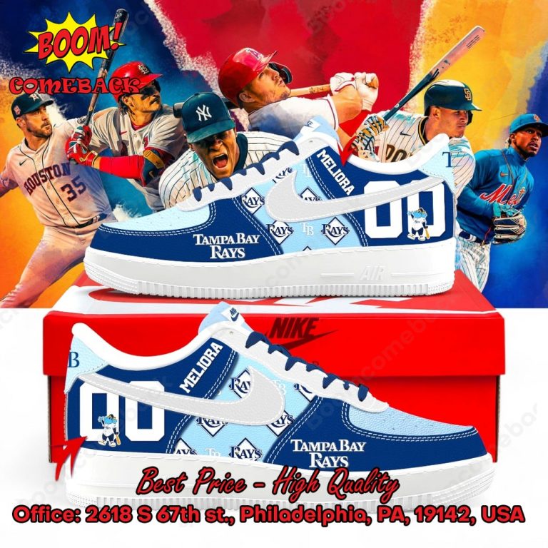 Tampa Bay Rays Custom Name Air Force Shoes