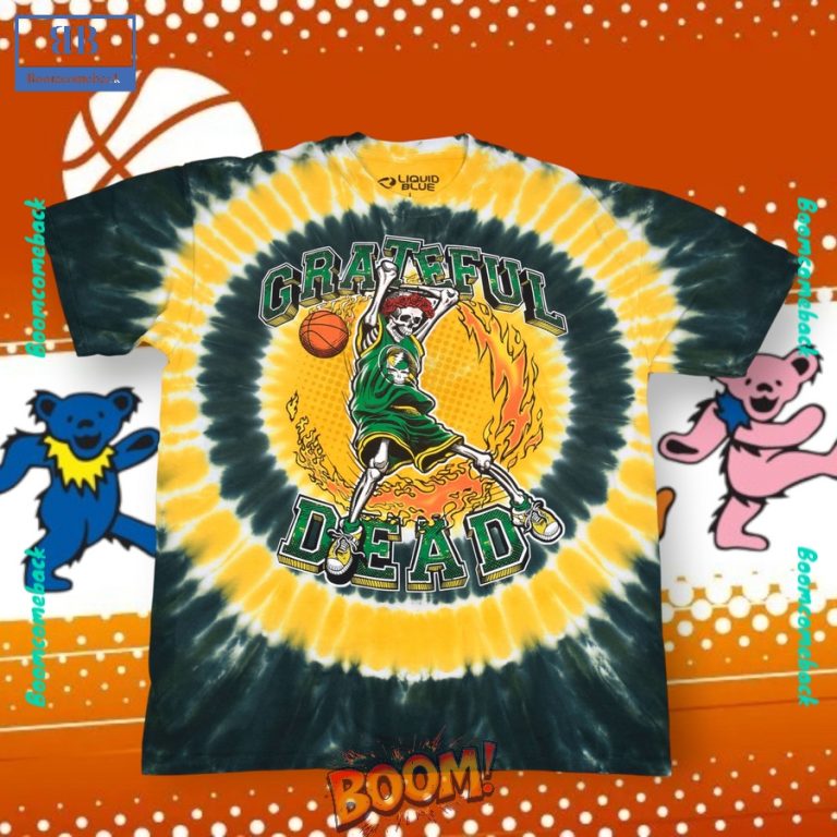 Grateful Dead Seattle Skeleton Tie-Dye Shirt