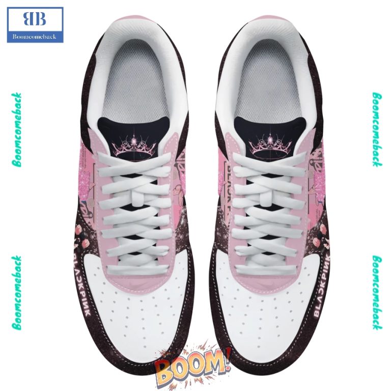 Black Pink In Your Area Custom Nike Air Force Sneakers