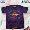 4th Of July Grateful Dead Buffalo 89 Orange Tie-Dye Tee Shirt