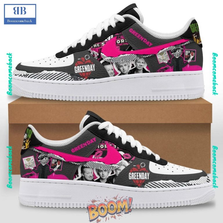 Green Day 2025 Tour Nike Air Force Sneakers