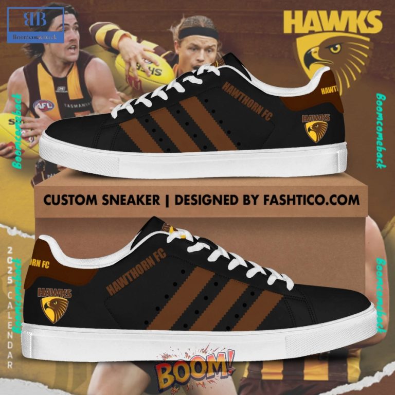 Hawthorn Football Club Black Stan Smith Shoes
