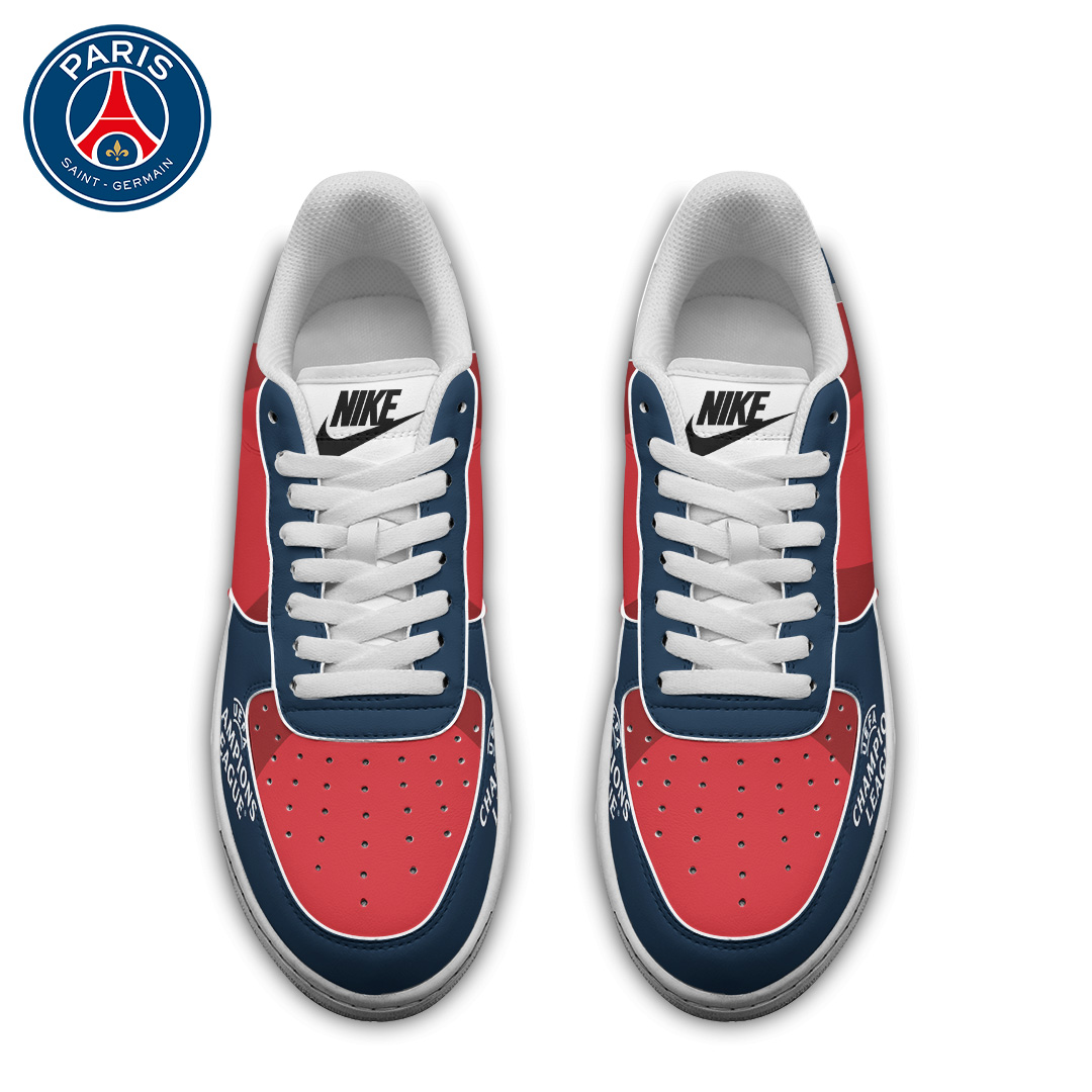 Paris Saint-Germain 2025 UEFA Champions League Nike Air Force Sneakers Paris Saint-Germain 2025 UEFA Champions League Nike Air Force Sneakers