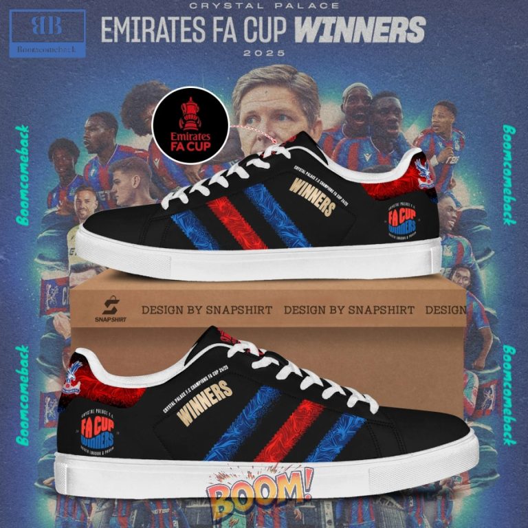 Crystal Palace 2025 FA Cup Champions Stan Smith shoes