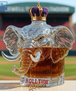 Alabama Crimson Tide Whiskey Bottle