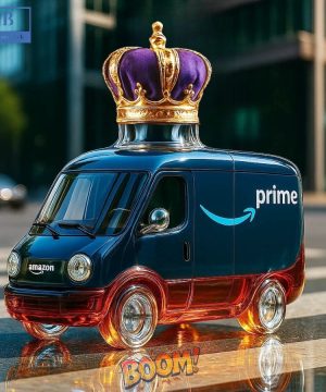 Amazon Prime Truck Whiskey Bottle