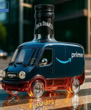 Amazon Prime Truck Whiskey Bottle