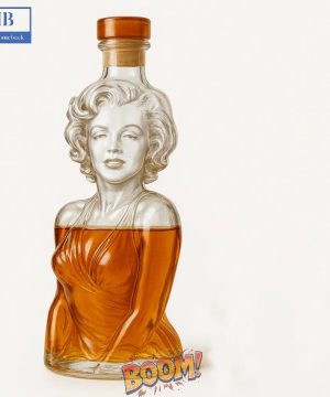 America’s Sweetheart Whiskey Bottle Wine Decanter