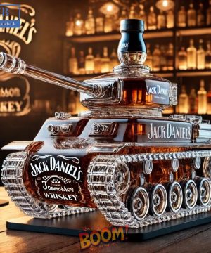 Army Tank Whiskey Decanter Bottle