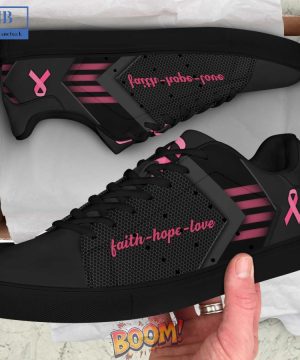 Cancer Awareness Faith Hope Love Stan Smith Shoes