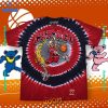Boston Celtics Basketball Skeleton Tie-Dye Shirt