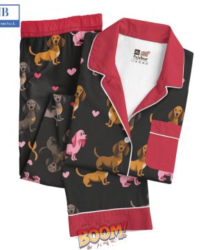 Dachshund Blackpink Pajamas Set For Men Women