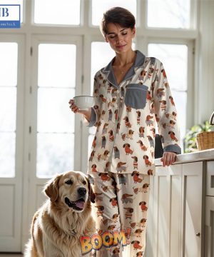 Dachshund Cuteness Pajamas Set For Men Women