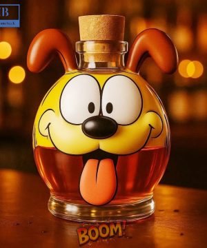 Garfield And Odie Whiskey Bottle