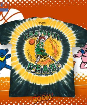 Grateful Dead Seattle Skeleton Tie-Dye Shirt