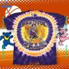Grateful Dead x Golden State Warriors Skeleton Tie-Dye Shirt