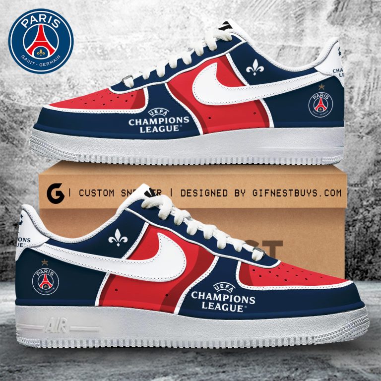 Paris Saint-Germain 2025 UEFA Champions League Nike Air Force Sneakers