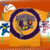 Grateful Dead x Los Angeles Lakers Skeleton Tie-Dye Shirt