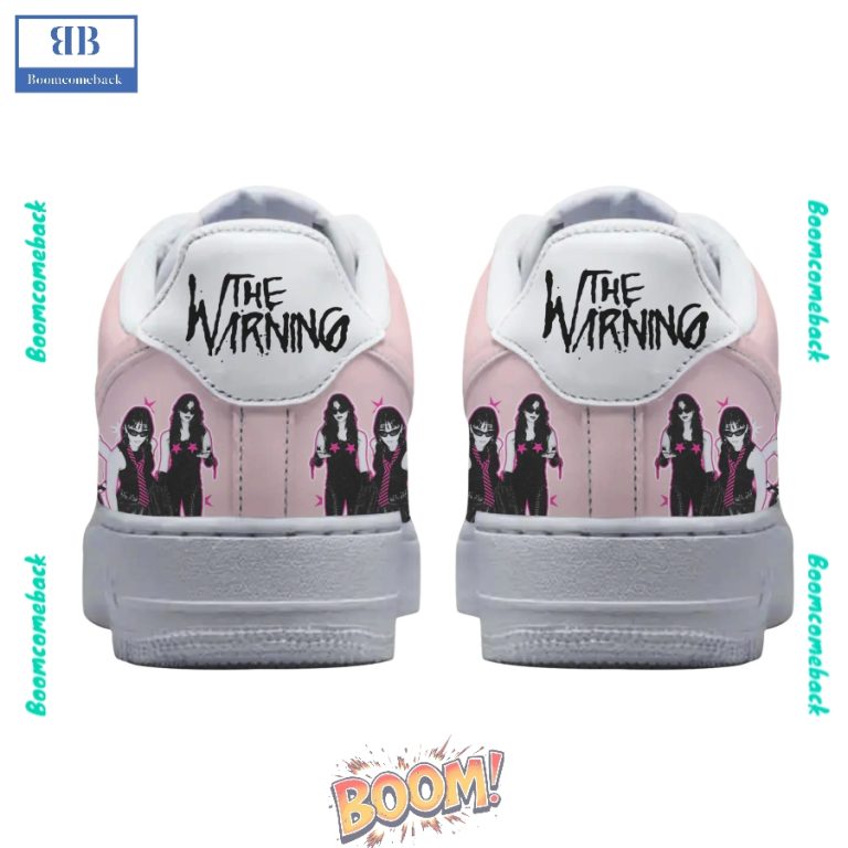 The Warning Band Custom Nike Air Force Sneakers