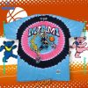 New York Knicks Basketball Skeleton Tie-Dye Shirt