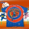 Philadelphia 76ers Basketball Skeleton Tie-Dye Shirt