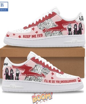 the warning band custom nike air force sneakers 2 Fbm01