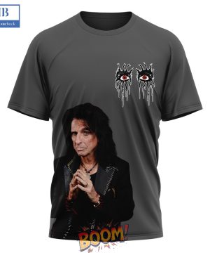 Alice Cooper 2025 World Tour Grey 3D T-Shirt