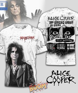 Alice Cooper Ol Black Eyes Is Back 3D T-Shirt