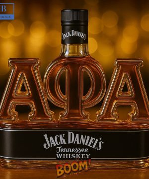 Alpha Phi Alpha Fraternity Whiskey Bottle