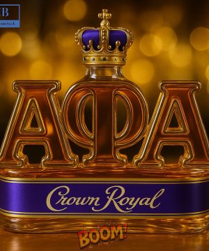 Alpha Phi Alpha Fraternity Whiskey Bottle